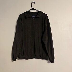 Croft & barrow Grey Quarter Zip Sweater Size Medium